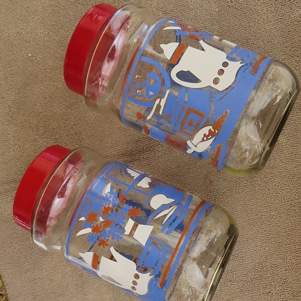 Vintage Maxwell House Glass Containers 70's